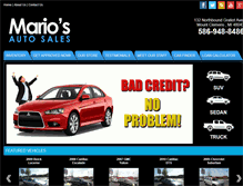 Tablet Screenshot of mariosauto.com